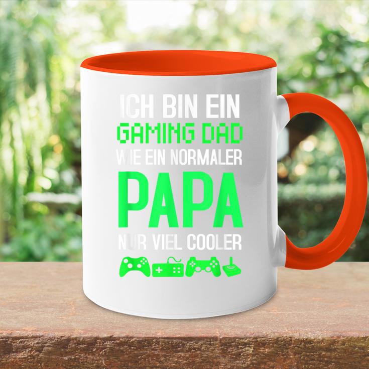 Gamer Gamer Papa Gaming Tasse Zweifarbig