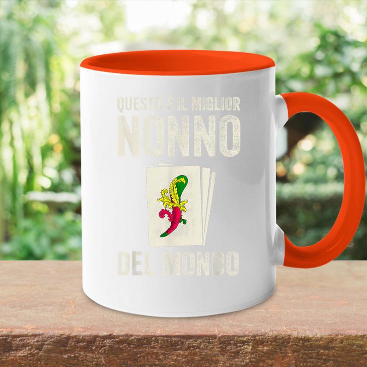 Grandpa Bester Nonno Der Welt Italian Tasse Zweifarbig