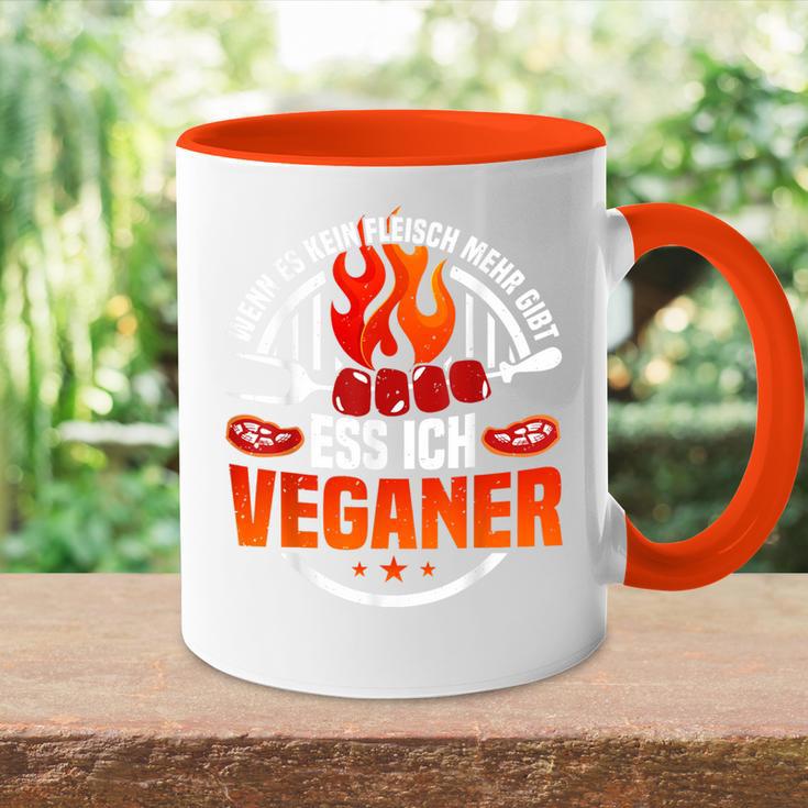 Grillen Saying Wenn Es Kein Fleisch Mehr Gibt Antiegan S Tasse Zweifarbig