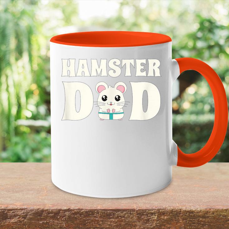 Hamster Dad Papa Hamster Owner Karate Tasse Zweifarbig