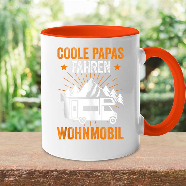 Herren Camping Papaateratertag Wohnwagen Wohnmobil Camper Tasse Zweifarbig