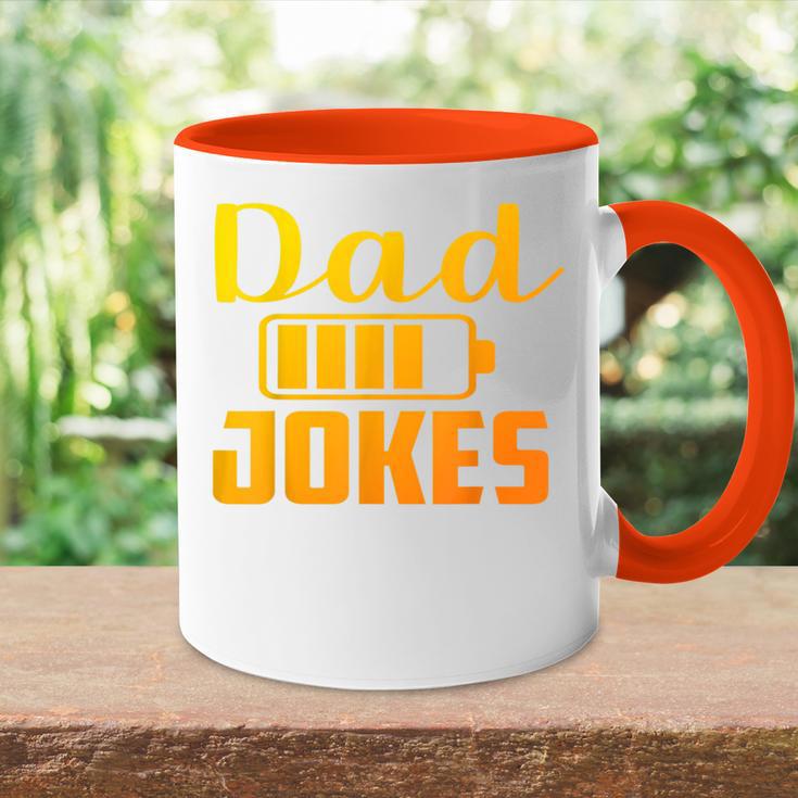 Herren Lustige Papa-Witze Tasse Zweifarbig