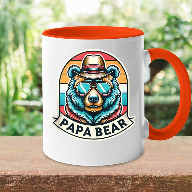 Herren Papa Bär Papa Bär Spruch Lustig Tasse Zweifarbig