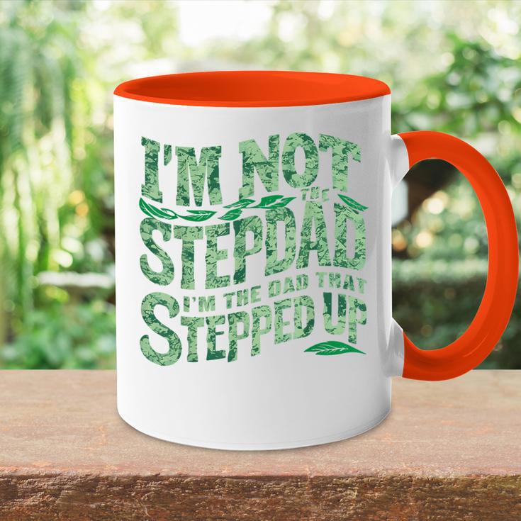 Herren Stepdad Stiefvater Papa Inspirierendes Zitatater Tochter Tasse Zweifarbig