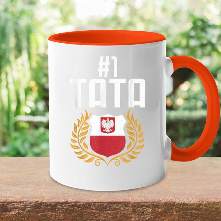 Herren Tatko Ojczulek Tato Papa Ojciecatertag Tata Tasse Zweifarbig