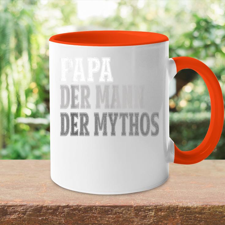 Herrenatertagsgeschenk Papa &Ater Atertag Spruch Tasse Zweifarbig