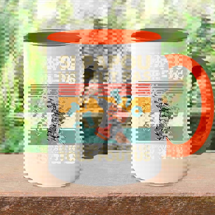 Homme Si Papou Ne Peut Pas Le Réparer Cadeau Papy Bricoleur Accent Mug