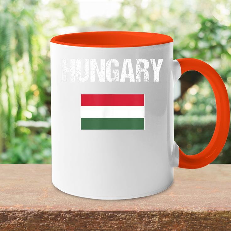 Hungary Flag Hungary Tasse Zweifarbig
