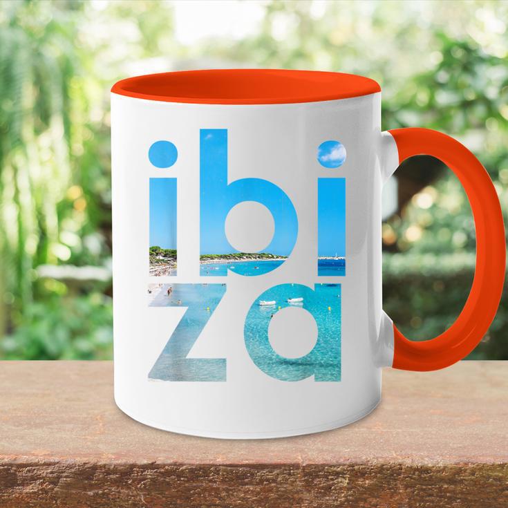 Ibiza Beach Tasse Zweifarbig