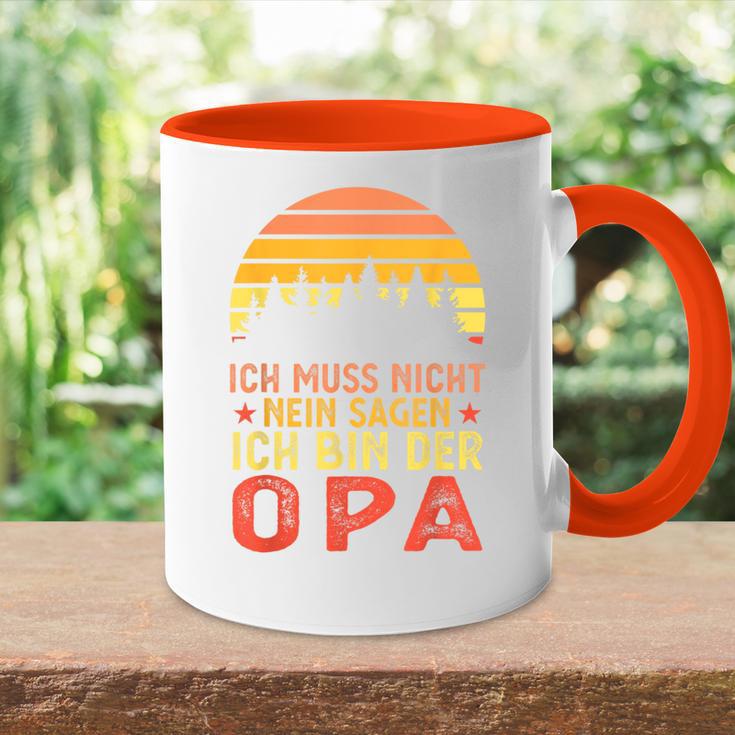 Ich Bin Der Opa Papa Family Tasse Zweifarbig