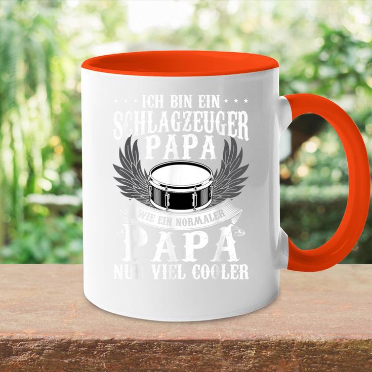 Ich Bin Ein Schlagzeuger Papa Ich Bin Ein Drummzeuger Pap Tasse Zweifarbig