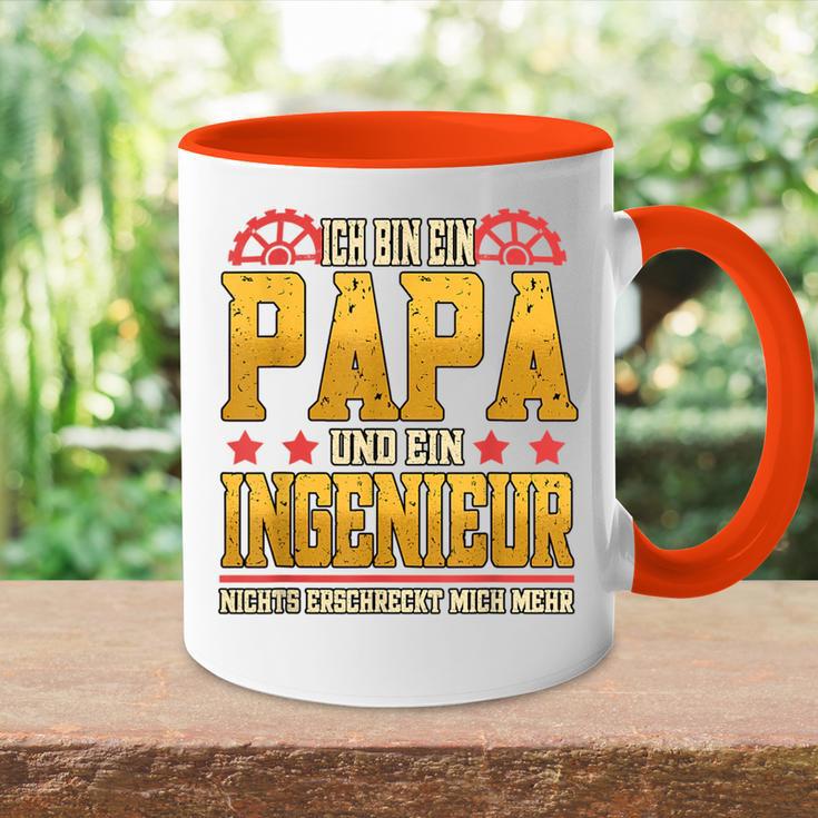 Ich Bin Papa Und Ein Ingenieur Nichts Erschrechrechmich Mehr Tasse Zweifarbig