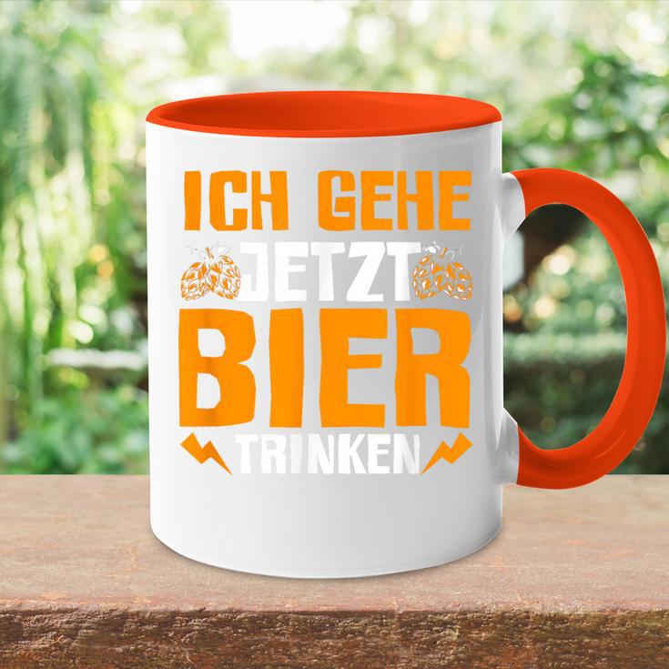 Ich Gehe Jetzt Bier Trink Tasse Zweifarbig