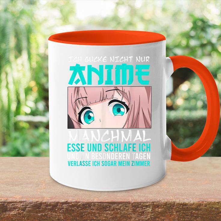 Ich Gucke Nicht Nur Anime Manga Kawaii Tasse Zweifarbig