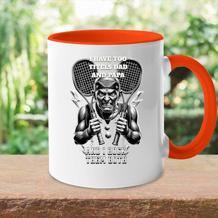 Ich Habe Auch Die Titel Papa Und Papa Lustigesatertagsgeschenk Tasse Zweifarbig