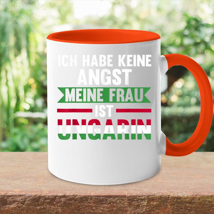 Ich Habe Keine Angst Meine Frau Ist Hunggarin Tasse Zweifarbig