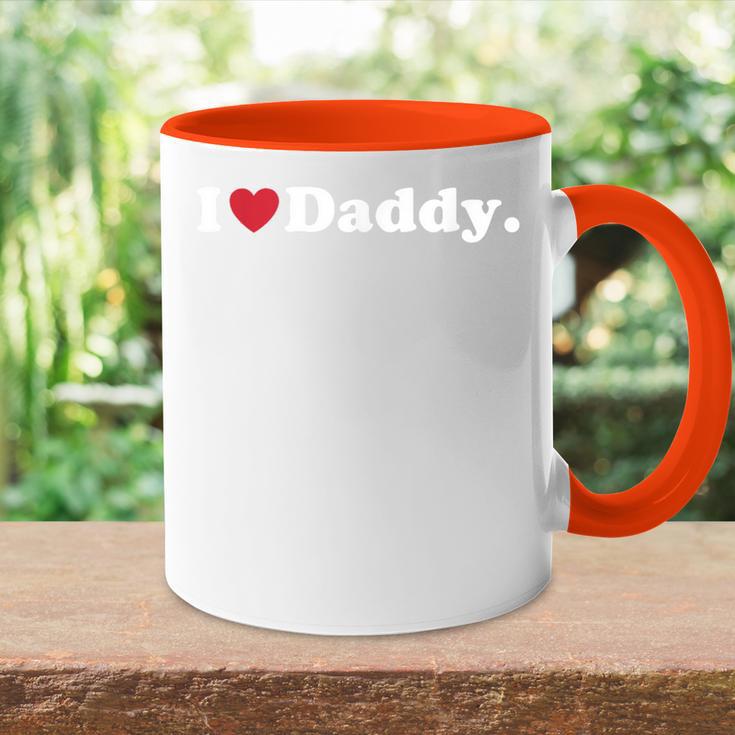 Ich Rotes Herz Papa Ich Liebe Papa Tasse Zweifarbig