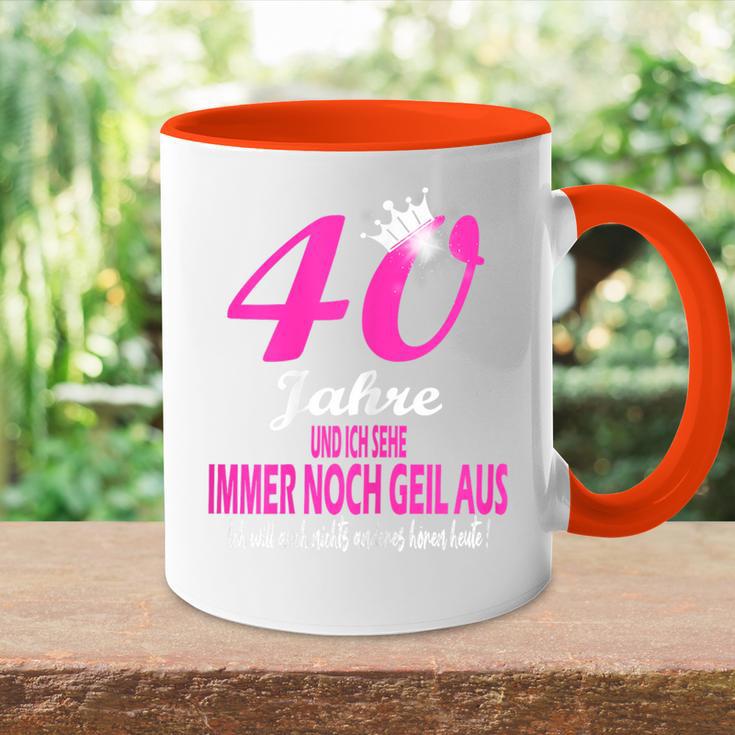 Ich Sehe Immer Noch Geil Aus Birthday Tasse Zweifarbig