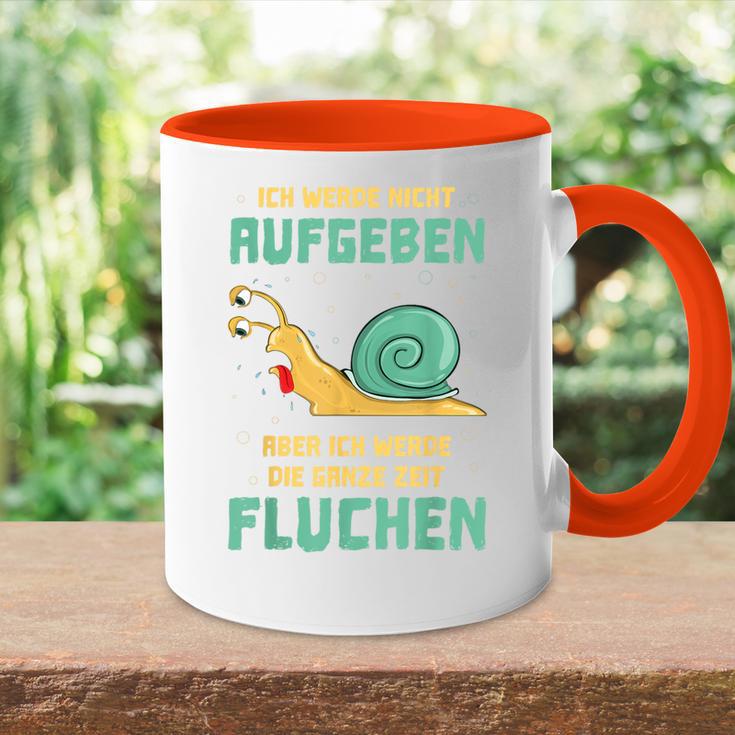 Ich Werde Nicht Aufgeben Aber Die Wanze Zeit Sausen Tasse Zweifarbig