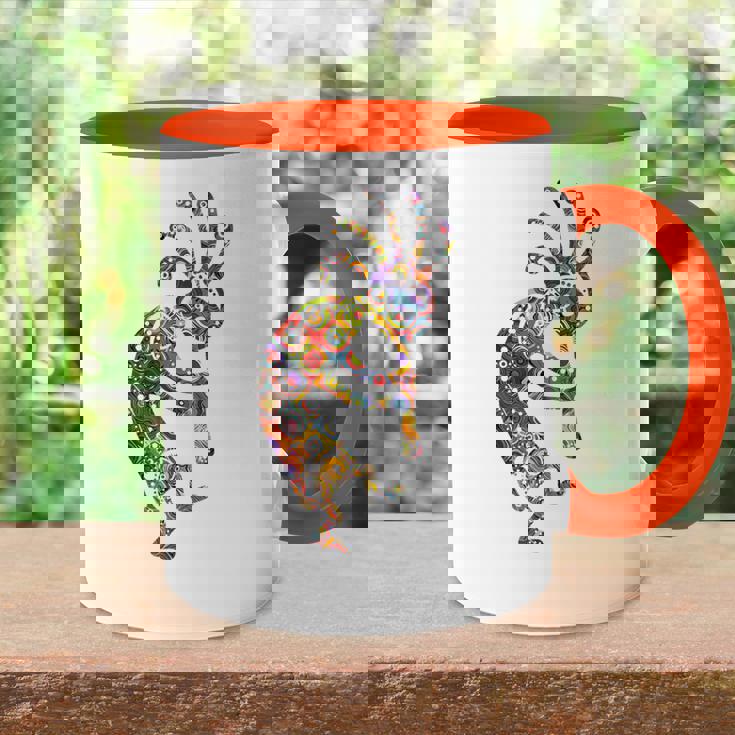 Indien Kokopelli Avec Ornements Accent Mug