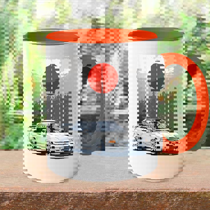 Jdm Skyline R32 Car Tuning Japón Rising Sun Drift Accent Mug