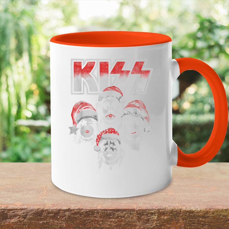 Kiss Detroit Rock Santa Tasse Zweifarbig