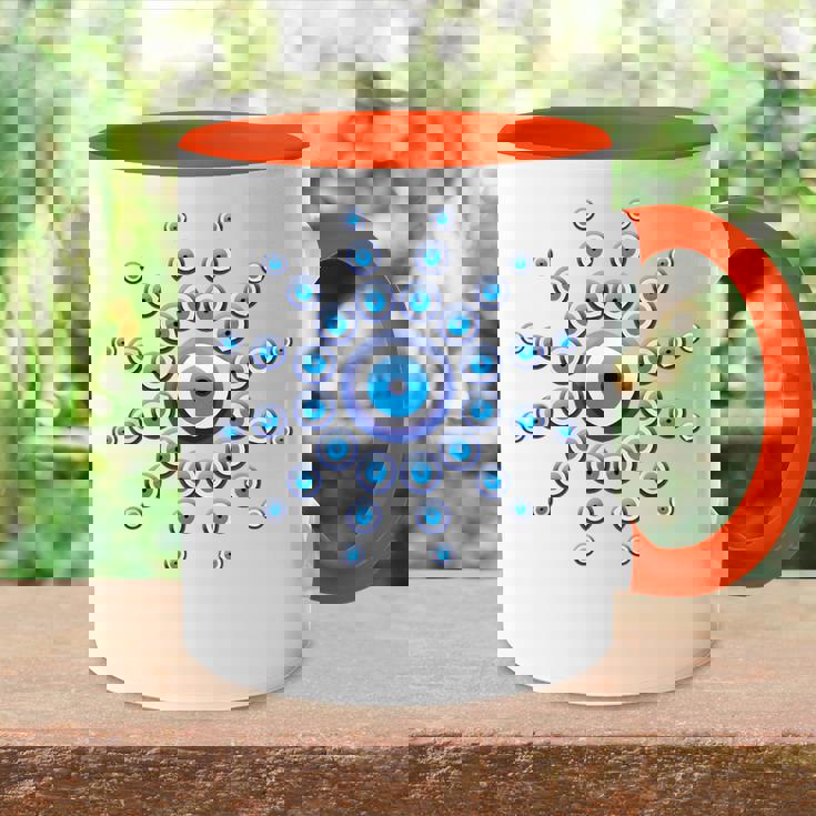 Le Mauvais Oeil Contre Mauvais Esprits Grecque Turque Nazar Accent Mug