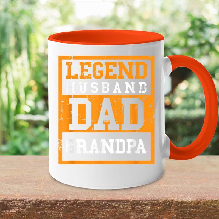 Legend Ehemann Papa Opaatertag Tasse Zweifarbig