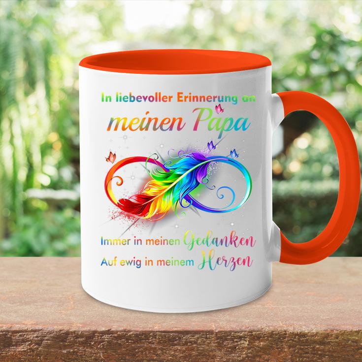 In Liebevoller Erinnerung An Meinen Papa Immer In Meinen Tasse Zweifarbig