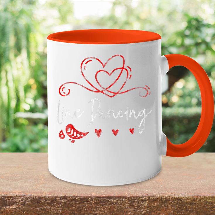 Love For Dance Lovers Line Dance Tasse Zweifarbig