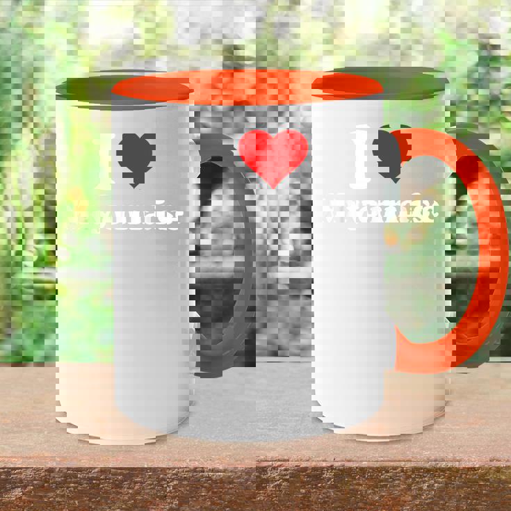 I Love Mayonnaise Accent Mug
