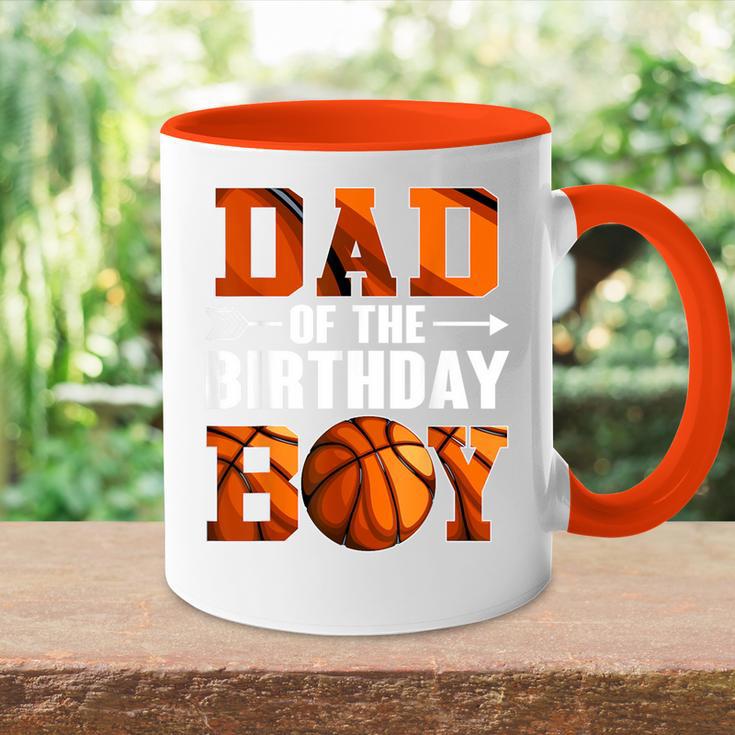 Lustigerater Des Geburtstags Junge Basketballater Papa Tasse Zweifarbig