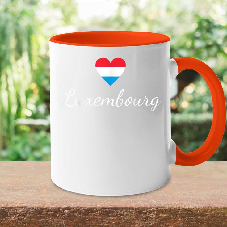 Luxembourg Luxembourg Flag Tasse Zweifarbig