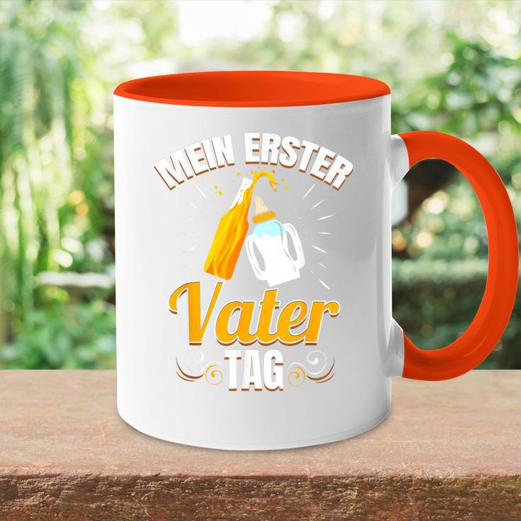 Mein Ersteratertag 1St Father's Day Father's Day Dad Tasse Zweifarbig