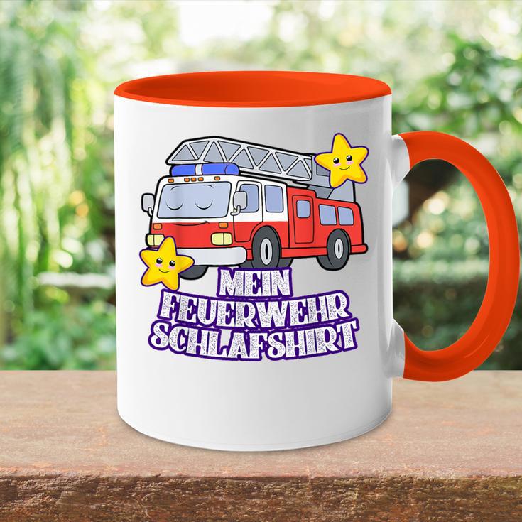 Mein Feuerwehr Sleep Pyjamas Tasse Zweifarbig