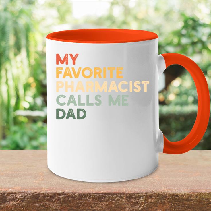 Mein Lieblingsapotheker Nennt Mich Papa Lustiger Apothekertag Tasse Zweifarbig