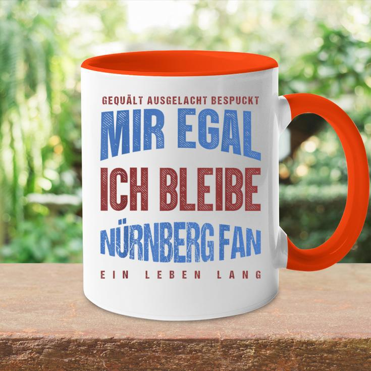 Mir Egal Ich Bleibe Nuremberg Fan Football Fan Tasse Zweifarbig