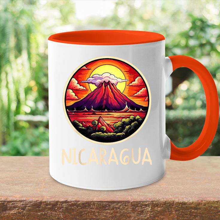 Nicaragua Souvenir Republica De Nicaragua Tasse Zweifarbig