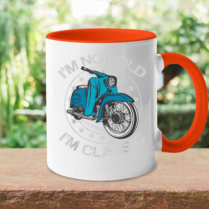 Not Old I'm Classic Schwalbe Kr51 Simson Moped Tasse Zweifarbig