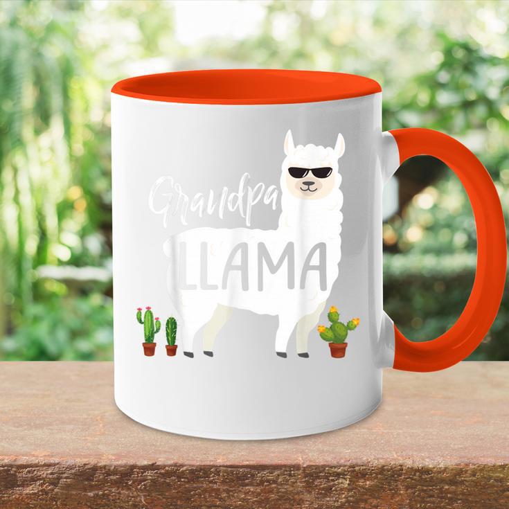 Opa Lama Geschenk Für Männer Papa Tasse Zweifarbig