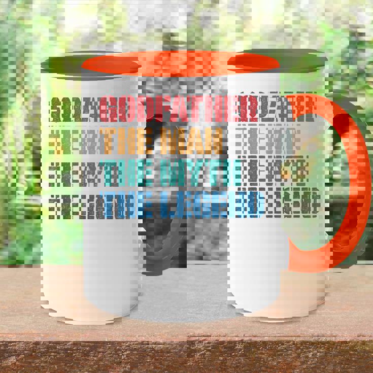 Padrino Hombre Mito Leyenda Ahijado Padrino Accent Mug