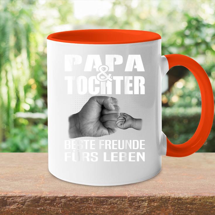 Papa & Tochter Beste Freunde Fürs Leben Partner Look Father's Day Tasse Zweifarbig