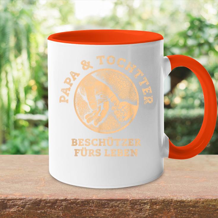 Papa & Tochter Protector For Life Tasse Zweifarbig