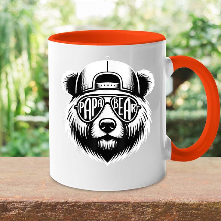 Papa Bär Das Perfekteatertagsgeschenk Für Papa Bear Opa Tasse Zweifarbig