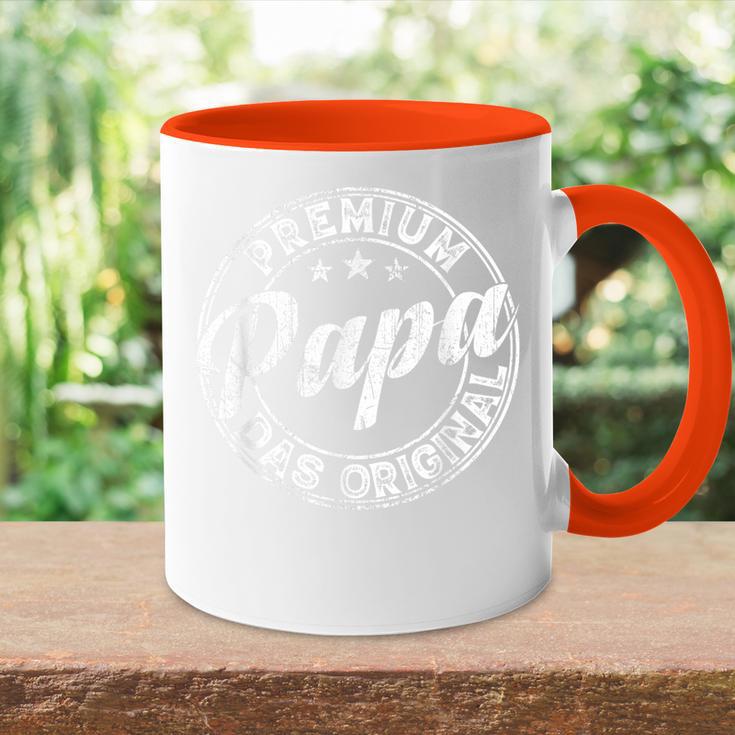 Papa Bester Dadater Tasse Zweifarbig