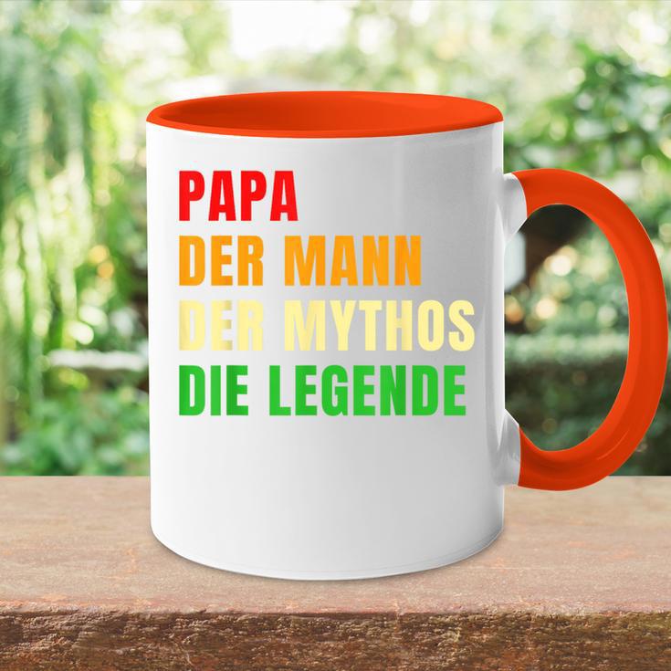 Papa Die Legend Father's Day S Tasse Zweifarbig