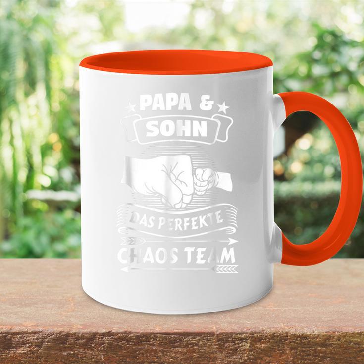 Papa Sohn Werdenderater 2024 The Perfect Chaos Team Tasse Zweifarbig