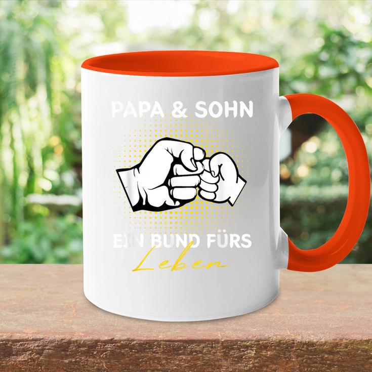 Papa Und Sohn Ein Bund Für Leben Father Son Father's Day S Tasse Zweifarbig