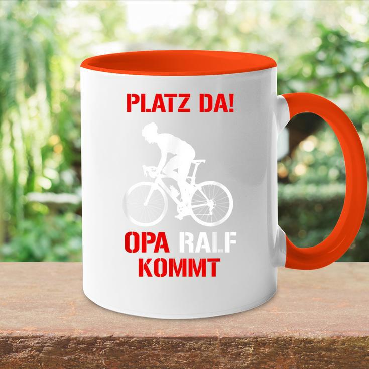 Platz Da Opa Ralf Kommt Cycling Jersey For Opi Ralf Tasse Zweifarbig