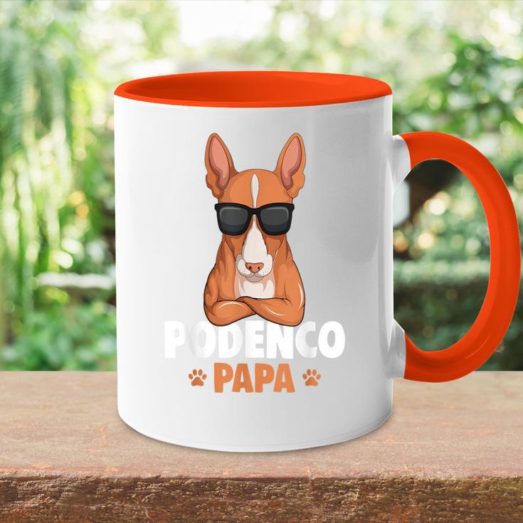 Podenco Dog Papa Podenco Ibicenco Tasse Zweifarbig